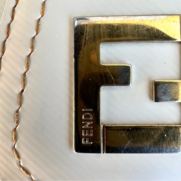 FENDI Zucca Long Wallet Zucchino Coated Canvas Baguette Continental Flap FF Logo - Picture 9 of 10